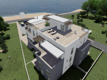 Luxury apartment with a roof terrace in a new building first row to the sea - Srima
