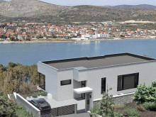Attractive villa under construction with a sea view on the island of Čiovo