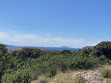 Building plot with a view of the sea at the top of Mandra - the island of Pag