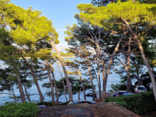 Attractive plot of land with conceptual design, 2nd row to the sea on the island of Brač