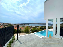 Luxury villa with panoramic sea view near Trogir