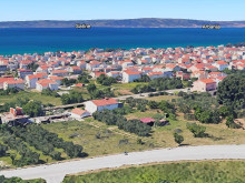 Attractive land with a panoramic view of the sea in the vicinity of Split