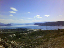 Large plot of 65,311 m2 with a wonderful view of the sea above Trogir