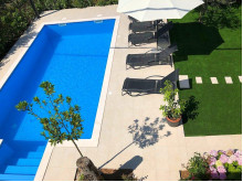 Beautiful villa with a pool 100 m from the sea on the island of Čiovo
