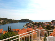 A beautiful villa with a panoramic view of the sea on the island of Korčula